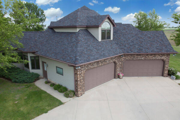 Malarkey full roof system, aerial view