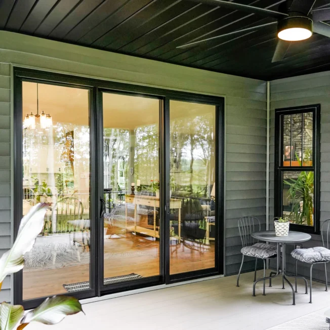 Sliding patio door